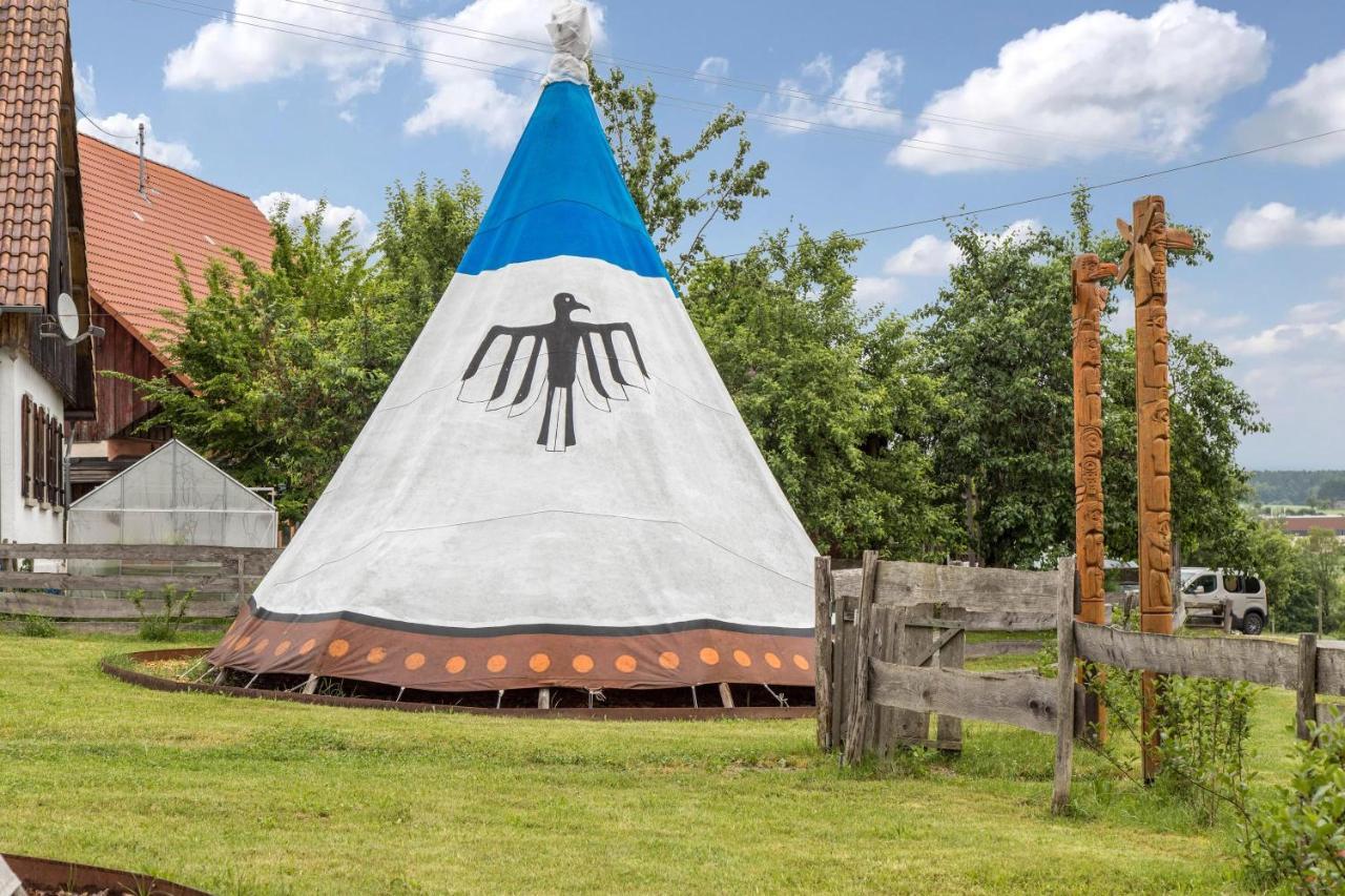 Ferienwohnung Tipihof Sauldorf Luaran gambar